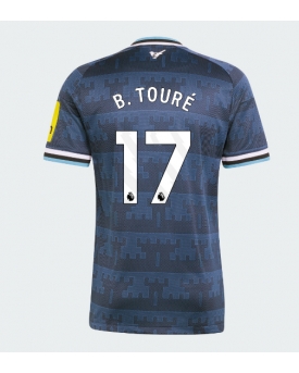 Newcastle United Bazoumana Toure #17 Maglia Gara Trasferta Repliche 2026-27 Maniche Corte Newcastle United Bazoumana Toure #17 Maglia Gara Trasferta Repliche 2026-27 Maniche Corte